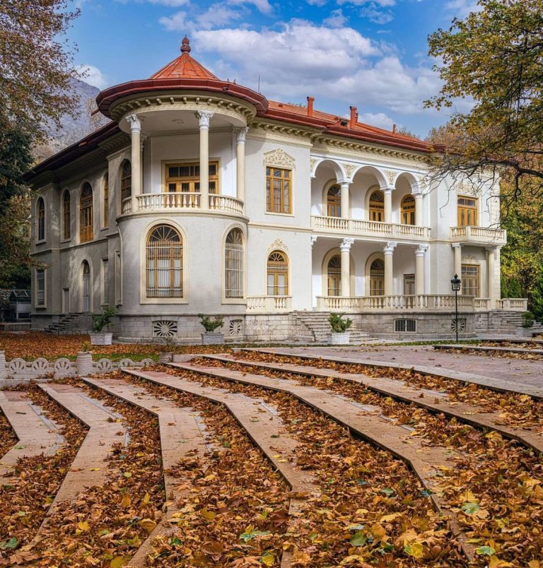 Famous museum and historical architecture in Tehran, Iran