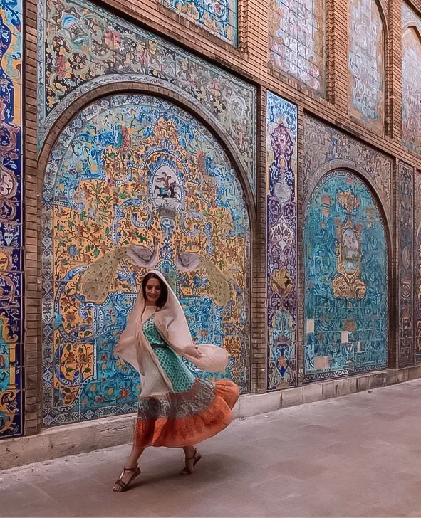 Vibrant shops and bustling crowd in Tehran's Grand Bazaar