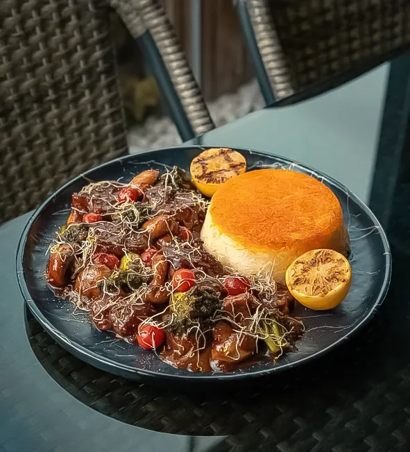 Traditional and modern Persian cuisine in Tehran, Iran