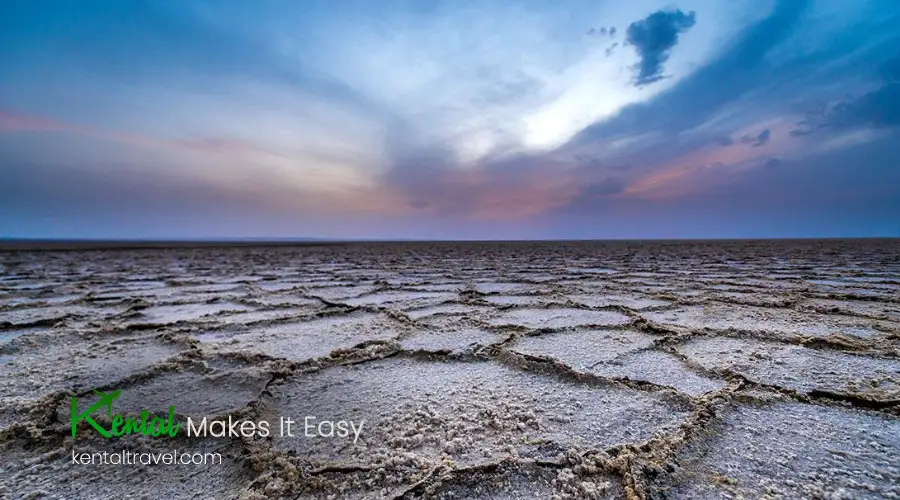 salt lake in band e rig desert