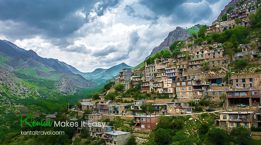 Oraman Takht Village in Kurdistan