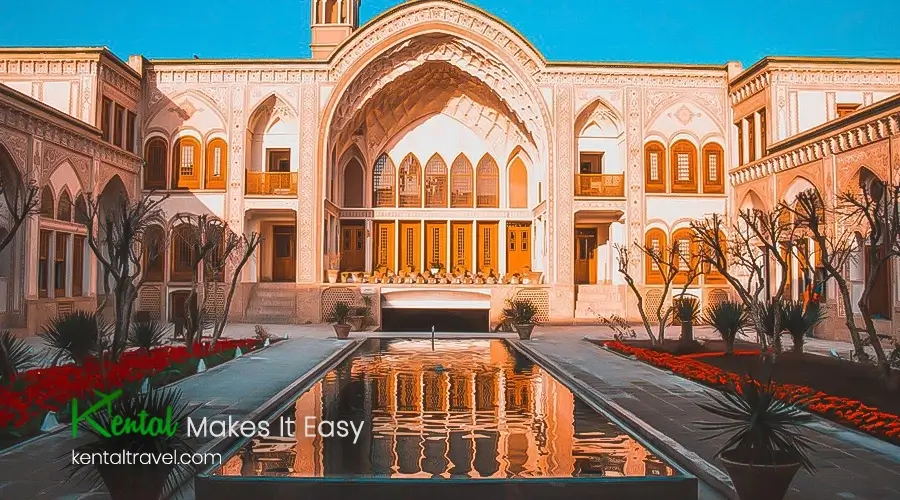 The architecture of the Ameriha House in Kashan
