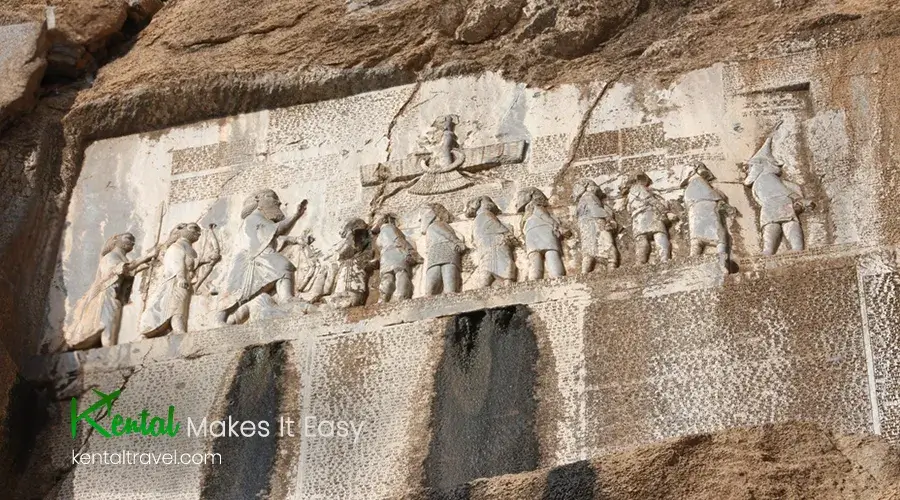 The Behistun Inscription, the world's largest rock carving