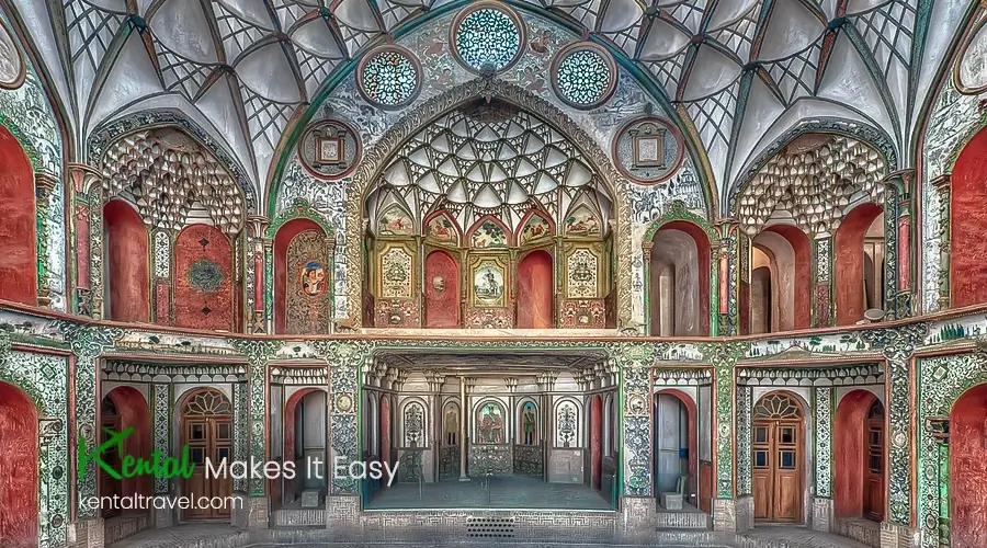 Broujerdi House is one of Kashan's most famous historical buildings