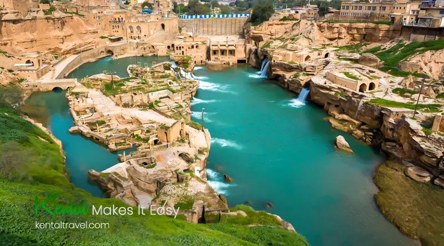 The Shushtar Hydraulic System, located on Shushtar Island
