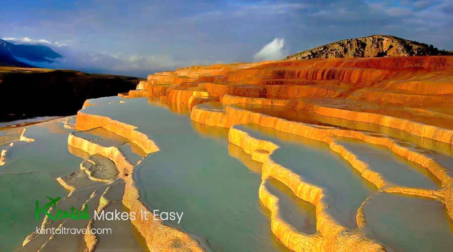 The beautiful Badab-e Surt Springs