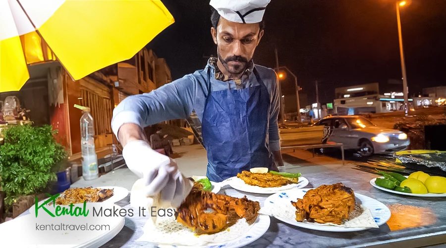 Bagh-e-Ghaza (Food Garden) one of the best street foods in Tehran